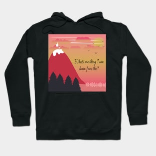 Warm Forest Landscape - Landscape For Stress Relief Hoodie